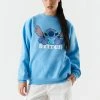 Stitch Graphic Fleece Sweatshirt 1 Stitch Graphic Fleece Sweatshirt -ANINE BING Shop 053515111379 40 0 1
