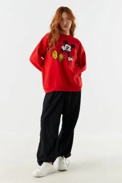 Mickey Mouse Heart Graphic Fleece Sweatshirt 7 Mickey Mouse Heart Graphic Fleece Sweatshirt -ANINE BING Shop 053515113330 60 2