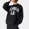 Fleece Los Angeles Graphic Sweatshirt -ANINE BING Shop 070603039108 01 4