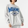 Fleece Miami Graphic Sweatshirt -ANINE BING Shop 070603039108 04 3