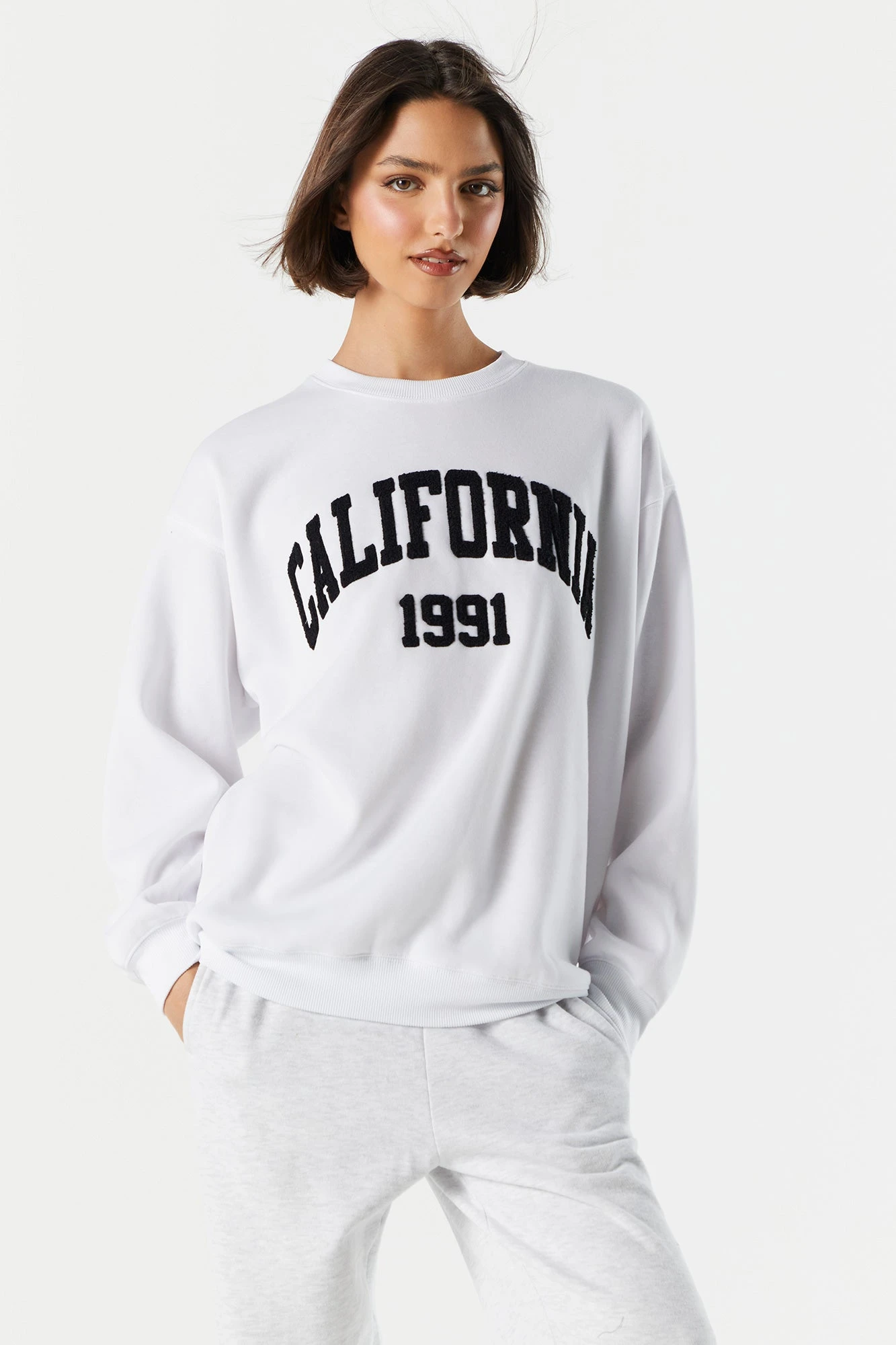 Fleece California Graphic Sweatshirt 3 Fleece California Graphic Sweatshirt