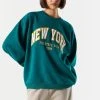 Fleece New York Graphic Sweatshirt -ANINE BING Shop 070603039108 30 0 1