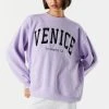 Fleece Venice Graphic Sweatshirt -ANINE BING Shop 070603039108 55 3