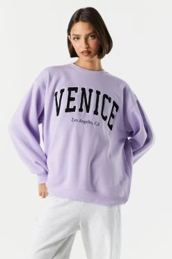 Fleece Venice Graphic Sweatshirt