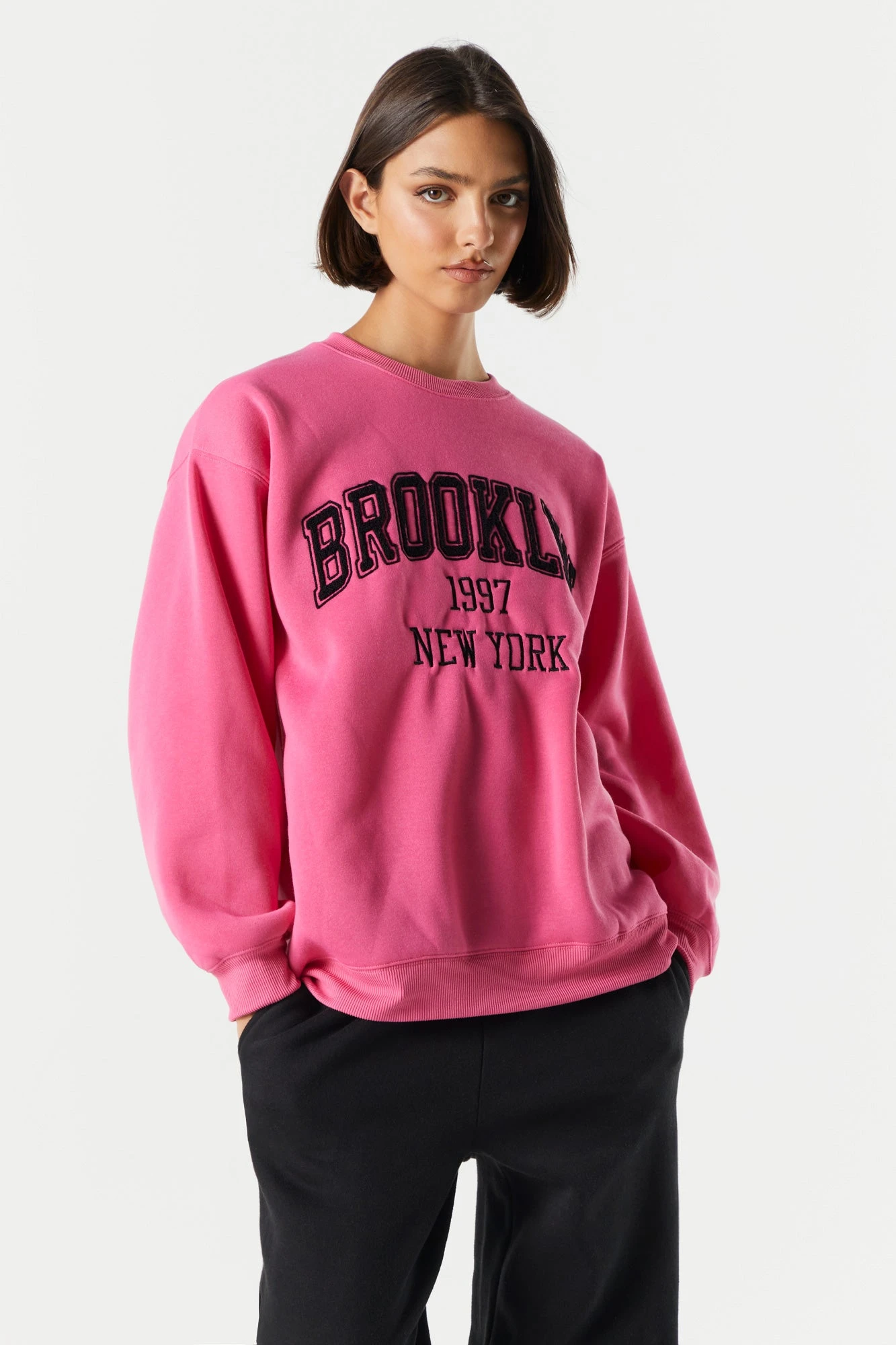 Fleece Brooklyn Graphic Sweatshirt 3 Fleece Brooklyn Graphic Sweatshirt