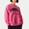 Fleece Brooklyn Graphic Sweatshirt 2 Fleece Brooklyn Graphic Sweatshirt -ANINE BING Shop 070603039108 66 4