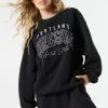 Oregon Embroidered Crewneck Sweatshirt -ANINE BING Shop 070603539213 01 4