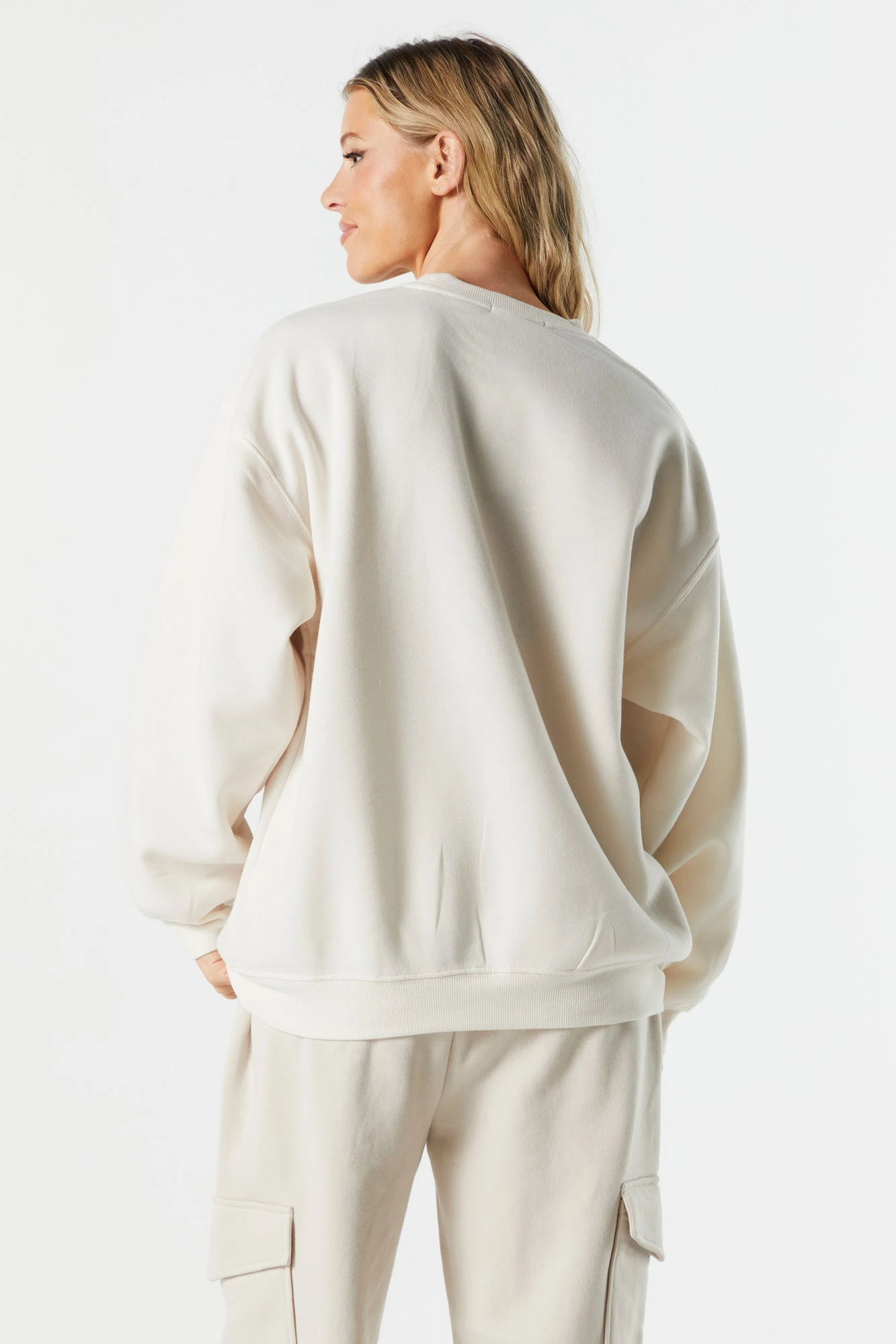 Good Energy Embroidered Crewneck Sweatshirt 4 Good Energy Embroidered Crewneck Sweatshirt - Image 2