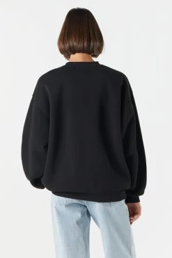 New York City Graphic Fleece Sweatshirt -ANINE BING Shop 070603539214 01 1