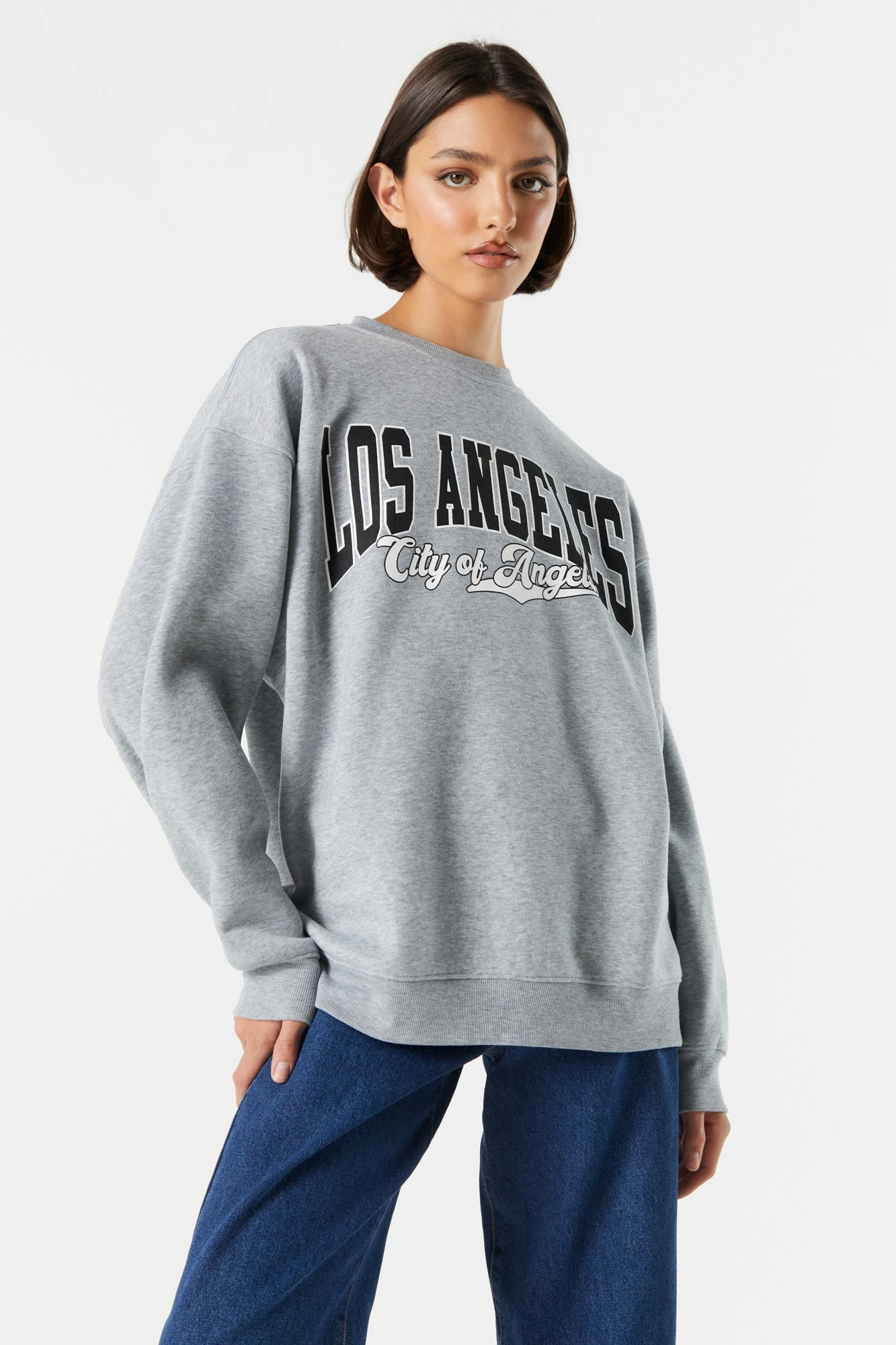 City Of Angels Graphic Fleece Sweatshirt 3 City Of Angels Graphic Fleece Sweatshirt
