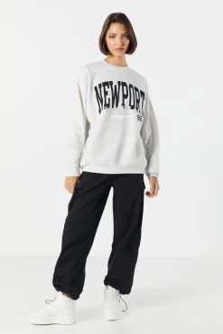 Newport Graphic Fleece Sweatshirt -ANINE BING Shop 070603539214 08 2 2