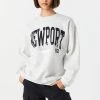 Newport Graphic Fleece Sweatshirt 2 Newport Graphic Fleece Sweatshirt -ANINE BING Shop 070603539214 08 4
