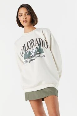 Colorado Graphic Fleece Sweatshirt