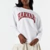Harvard Graphic Fleece Sweatshirt 2 Harvard Graphic Fleece Sweatshirt -ANINE BING Shop 073564060987 10 2