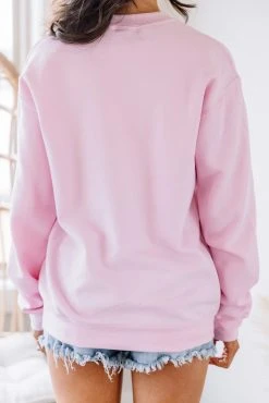 Mamacita Light Pink Graphic Sweatshirt -ANINE BING Shop 100010.MamaCita.8