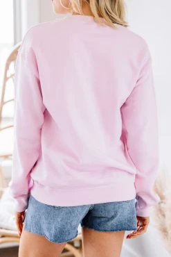 Champagne Diet Light Pink Graphic Sweatshirt -ANINE BING Shop 100012.ChampagneDiet.8
