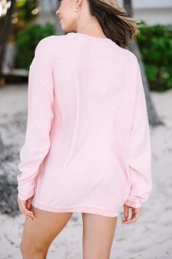 Mama Urban Pink Corded Graphic Sweatshirt -ANINE BING Shop 101885.Mama Urban Pink Corded Graphic Sweatshirt