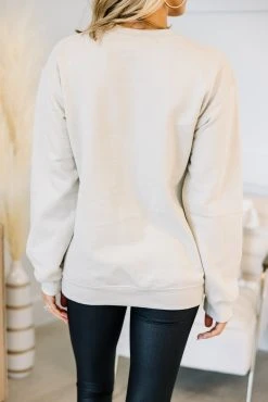 Nap Sand Brown Graphic Sweatshirt -ANINE BING Shop 102103.NapSandBrownGraphicSweatshirt copy 2
