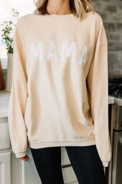 Mama Natural Corded Graphic Sweatshirt -ANINE BING Shop 102393.MamaNaturalCordedGraphicSweatshirt copy 2