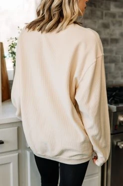 Mama Natural Corded Graphic Sweatshirt -ANINE BING Shop 102393.MamaNaturalCordedGraphicSweatshirt copy 3