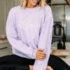 Cat Lover Lilac Purple Graphic Corded Sweatshirt -ANINE BING Shop 104406.CatLoverLilacPurpleCordedGraphicSweatshirt copy 1