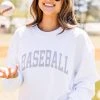 Baseball White Corded Graphic Sweatshirt -ANINE BING Shop 104749.baseballwhitecordedsweatshirt.wht7