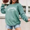 Tailgates And Touchdowns Green Corded Graphic Sweatshirt 1 Tailgates And Touchdowns Green Corded Graphic Sweatshirt -ANINE BING Shop 105911.Tailgates and Touchdowns Green Corded Graphic Sweatshirt copy 1