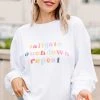 Tailgate Touchdown Repeat White Corded Graphic Sweatshirt -ANINE BING Shop 105914.Tailgate Touchdown Repeat White Corded Graphic Sweatshirt copy 1