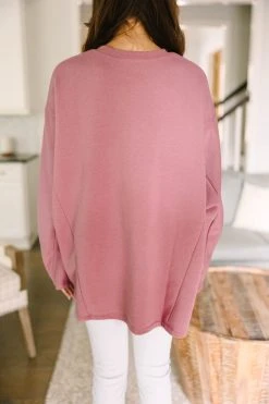 You've Got It All Light Rose Pink Oversized Sweatshirt -ANINE BING Shop 107542.Youve Got It All Light Rose Pink Oversized Sweatshirt copy 3 aac73cf7 7066 40cf b443 f43495675cc1