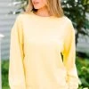 Get Together Yellow Corded Sweatshirt -ANINE BING Shop 107935.Get Together Yellow Corded Sweatshirt