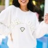 Bride White Varsity Corded Sweatshirt -ANINE BING Shop 108522.Bride White Varsity Corded Sweatshirt copy 1