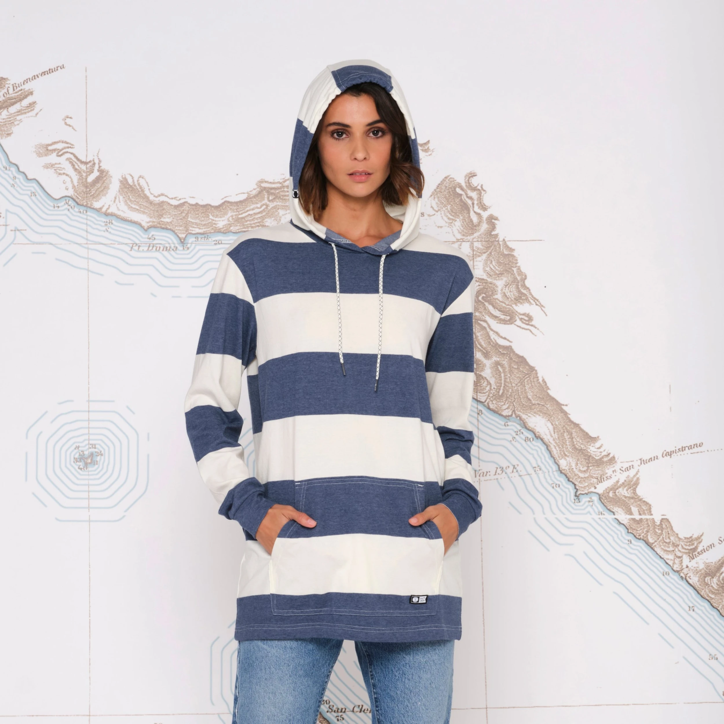 Salty Crew Womens Sweatshirt Top Water Hood 3 Salty Crew Womens Sweatshirt Top Water Hood