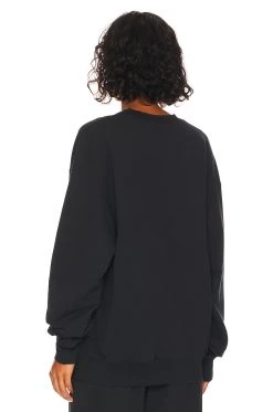 7 Days Active Monday Sweatshirt Vintage Black -ANINE BING Shop 7DAR WK9 V4