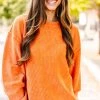 You're So Classic Burnt Orange Corded Sweatshirt -ANINE BING Shop 90958.YoureSoClassicBurntOrangeCordedSweatshirt copy 1