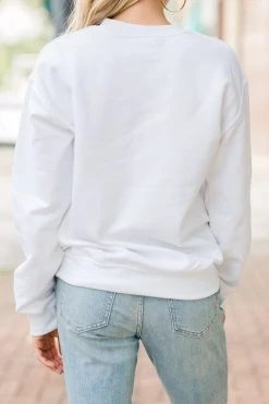 Hey Mama White Graphic Sweatshirt -ANINE BING Shop 97411.HeyMamaWhiteGraphicSweatshirt.WHTIMG 3780