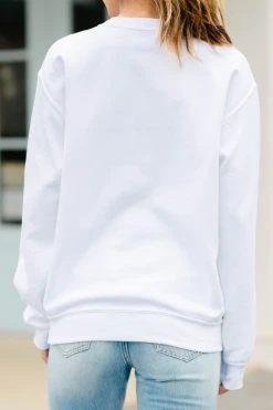 Fierce Fun White Graphic Sweatshirt -ANINE BING Shop 99021.FierceFun.IMG 0394
