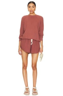 La Quinta Sweatshirt Clay -ANINE BING Shop 9SER WK1 V4