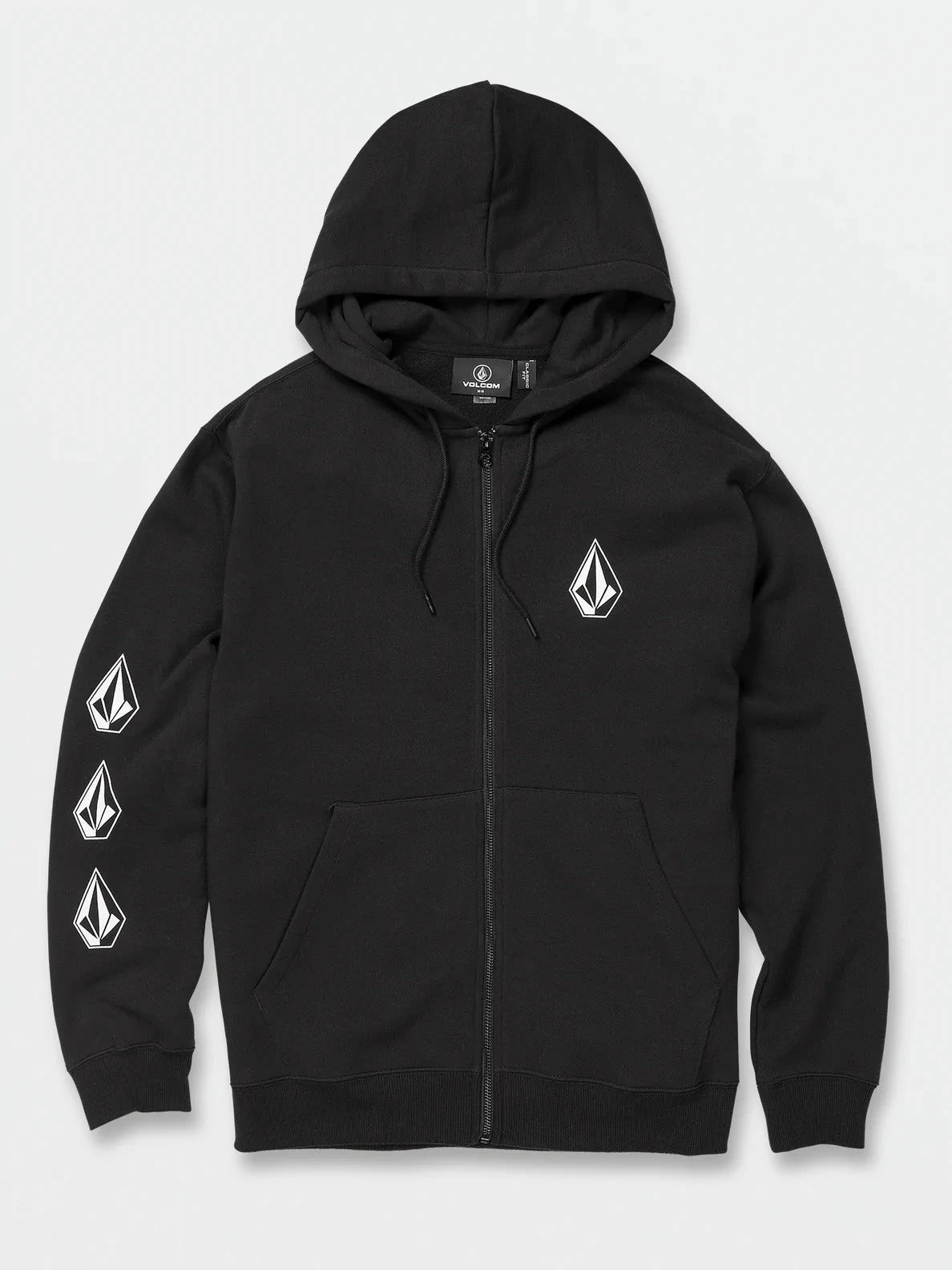 Volcom Mens Sweatshirt Iconic Stone Zip Fleece Hoodie 3 Volcom Mens Sweatshirt Iconic Stone Zip Fleece Hoodie