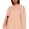 Adidas By Stella Mccartney True Purpose Split Sleeve Sweatshirt Soft Almond 2 Adidas By Stella Mccartney True Purpose Split Sleeve Sweatshirt Soft Almond -ANINE BING Shop ADID WK37 V1