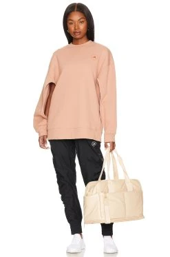 Adidas By Stella Mccartney True Purpose Split Sleeve Sweatshirt Soft Almond -ANINE BING Shop ADID WK37 V5
