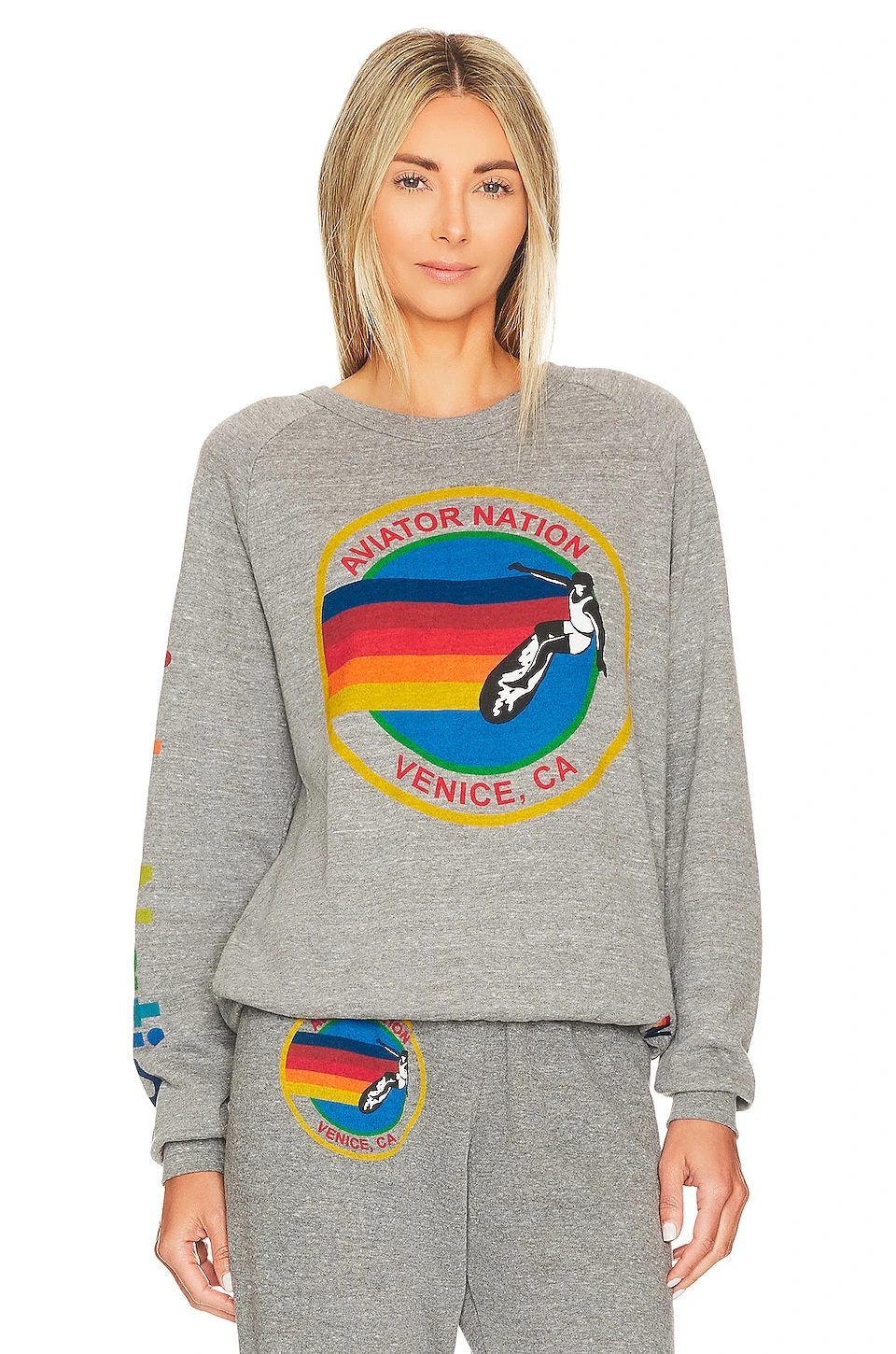 Crew Sweatshirt Neon Pink 10 Crew Sweatshirt Neon Pink - Image 8