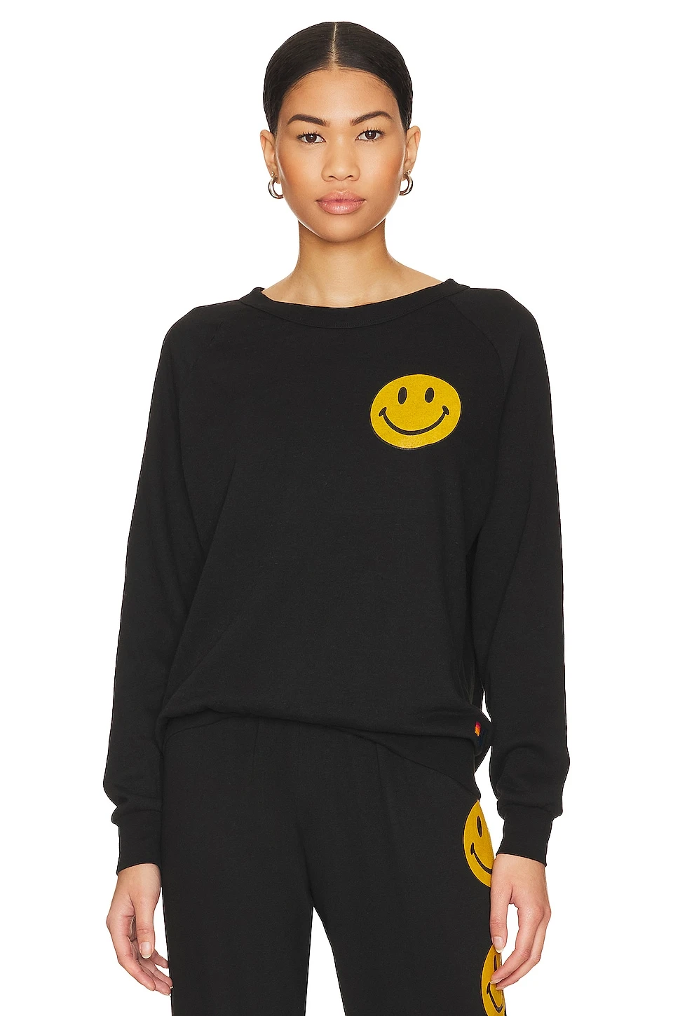 Smiley 2 Crew Sweatshirt Black 3 Smiley 2 Crew Sweatshirt Black
