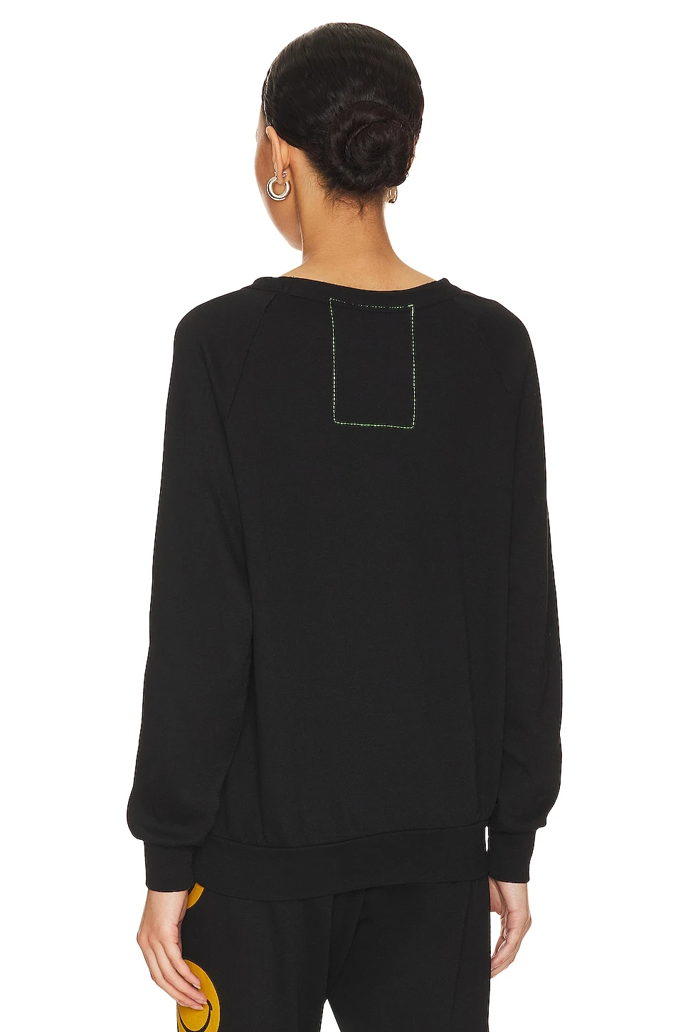 Smiley 2 Crew Sweatshirt Black 5 Smiley 2 Crew Sweatshirt Black - Image 3