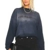 ANINE BING Jaci Myth Los Angeles Sweatshirt Navy -ANINE BING Shop ANIN WK112 V1