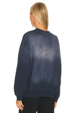 ANINE BING Jaci Myth Los Angeles Sweatshirt Navy -ANINE BING Shop ANIN WK112 V3