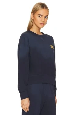 ANINE BING Rod League Sweatshirt Washed Navy -ANINE BING Shop ANIN WK124 V3