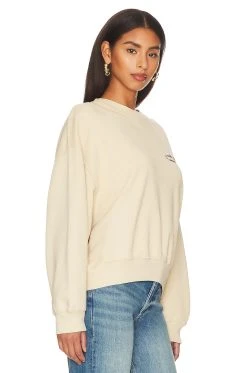 ANINE BING Leo Sweatshirt Serpent Sand -ANINE BING Shop ANIN WK126 V3