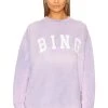 ANINE BING Tyler Sweatshirt In Washed Lavender -ANINE BING Shop ANIN WK136 V1