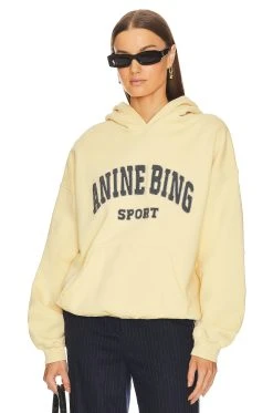 ANINE BING Harvey Sweatshirt Yellow