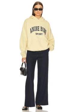 ANINE BING Harvey Sweatshirt Yellow -ANINE BING Shop ANIN WK143 V4